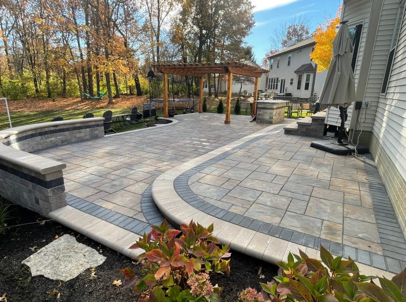 clean beautiful patio