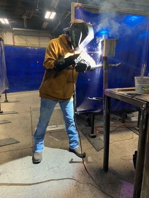Welding steel