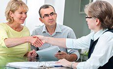 Learn More About Domestic Relations Women hand shaking