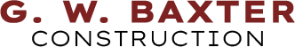 G. W. Baxter Construction | Logo