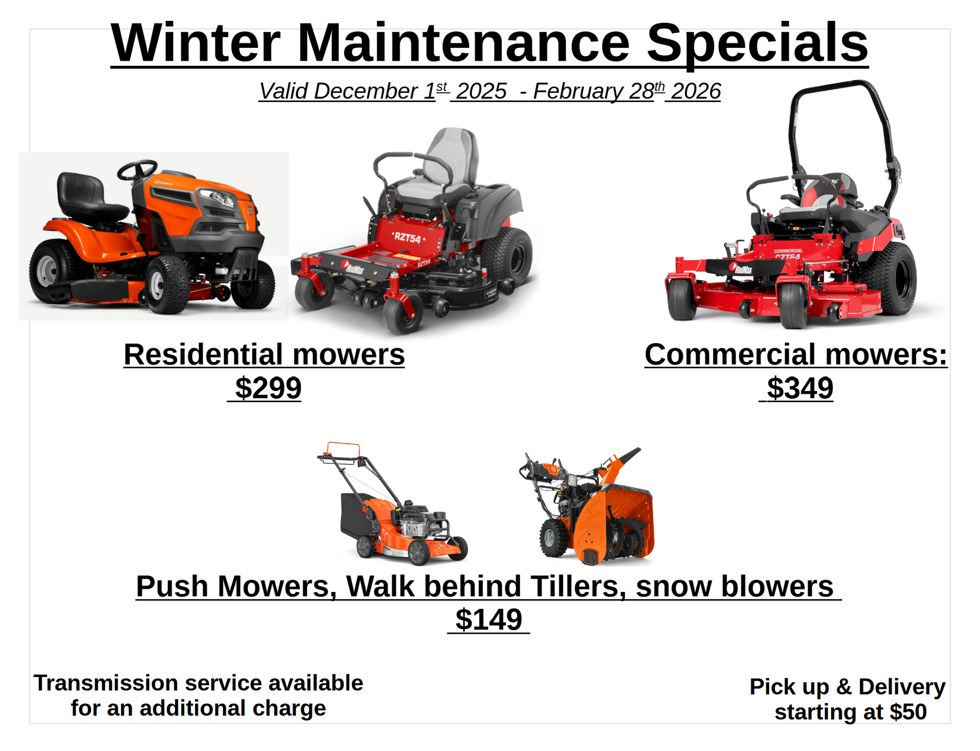 RedMax Zero Turn Mowers