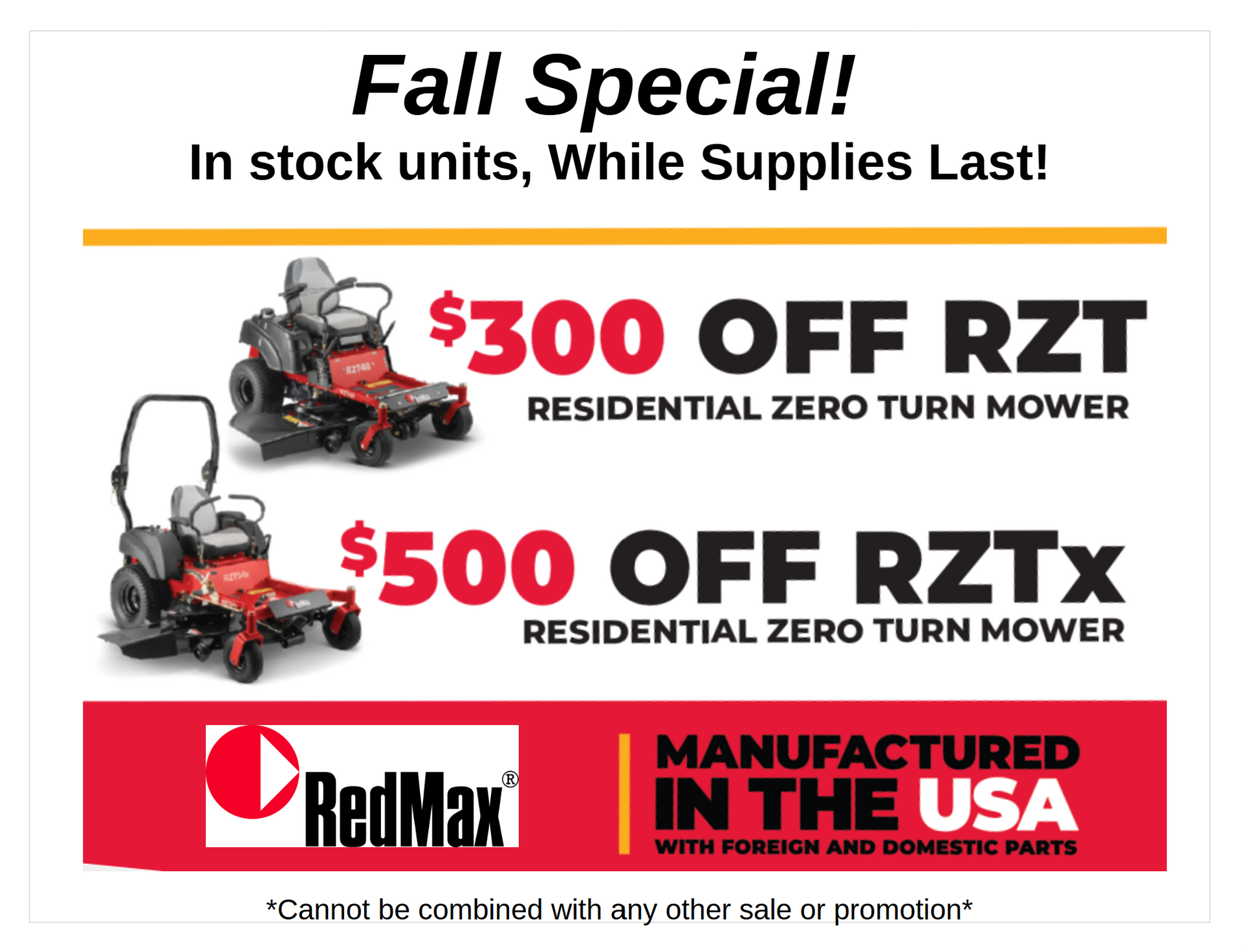 RedMax Zero Turn Mowers