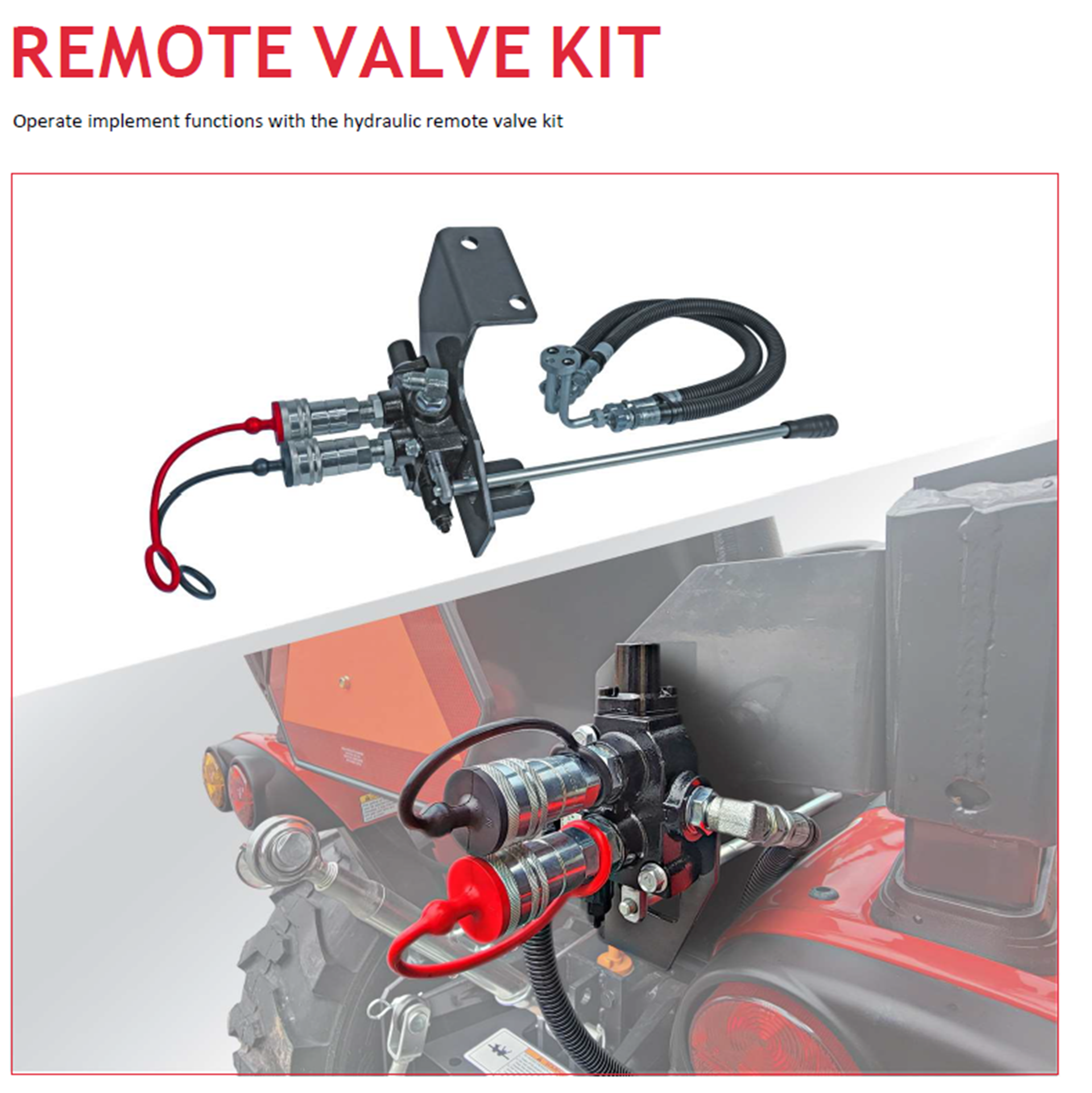 Remote Valve Kit
