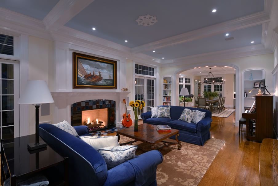 Poquott on Port Jefferson Harbor - Living Area