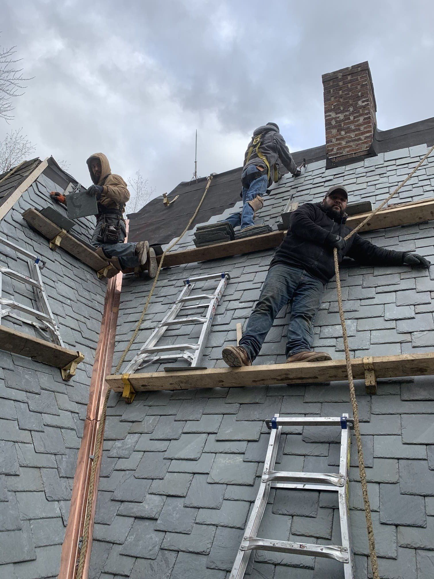 Residential Slate and Copper