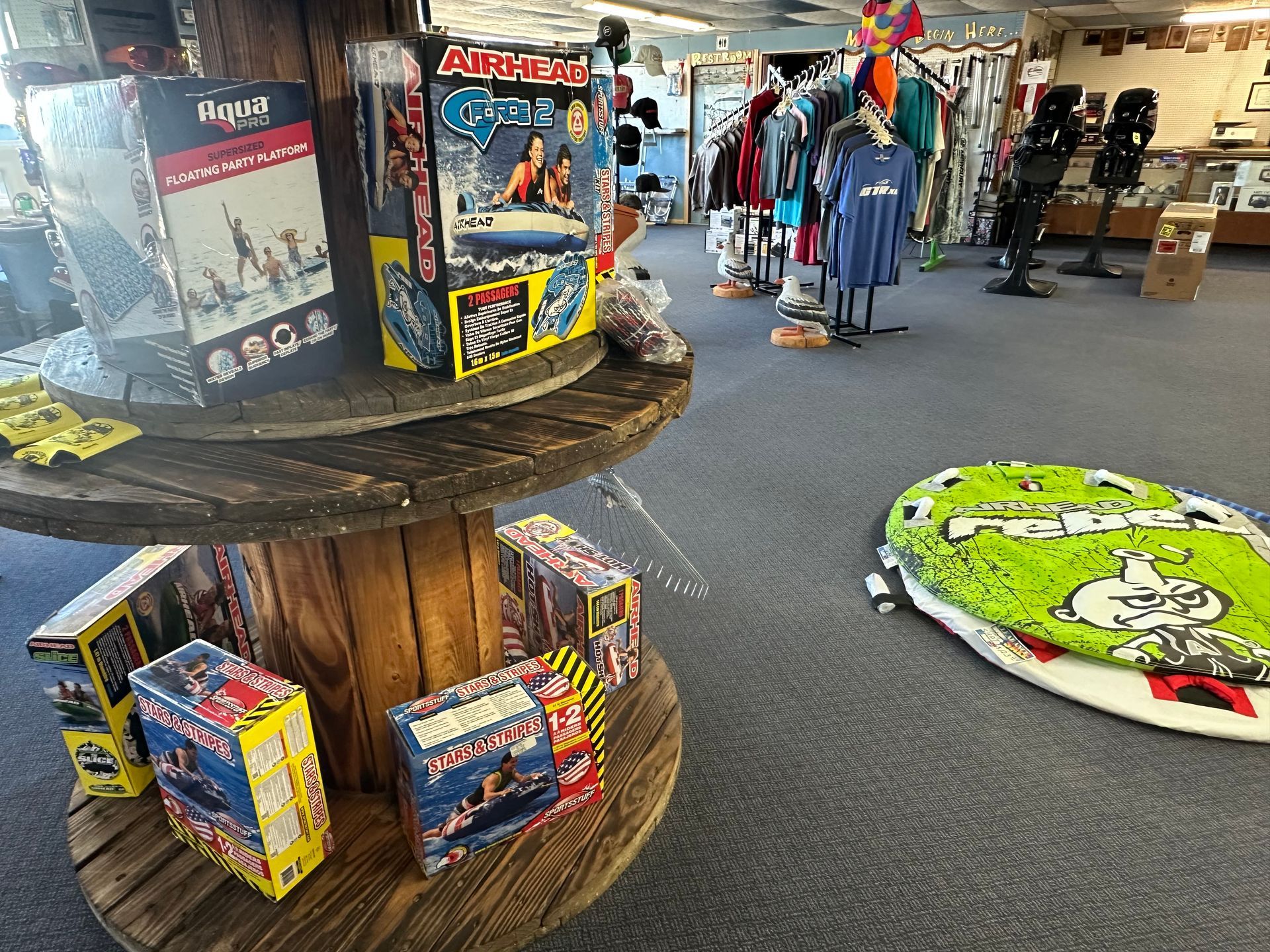 A store filled with lots of toys and clothes