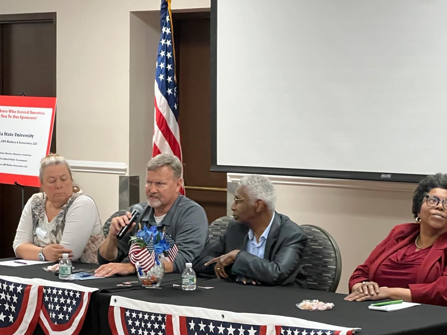 Ray Ferguson shares insights and encouragement with fellow veterans