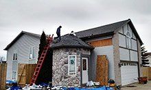 Siding installation