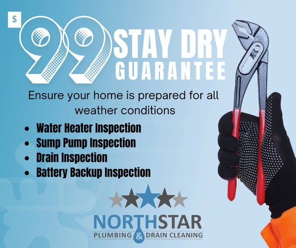 Advertisement for Northstar Plumbing and Drain Cleaning: $99 
