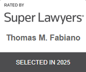 Rated by Super Lawyers Thomas M. Fabiano, Selected in 2025.