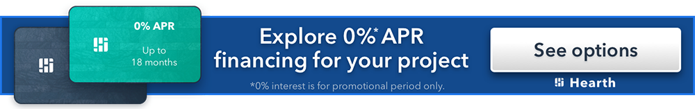 Explore 0% APR financing for your project