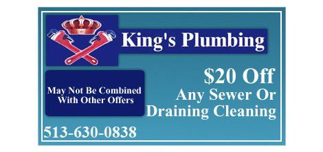 King's Plumbing Coupons - West Chester, OH