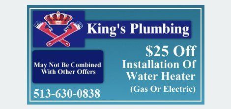 King's Plumbing Coupons - West Chester, OH