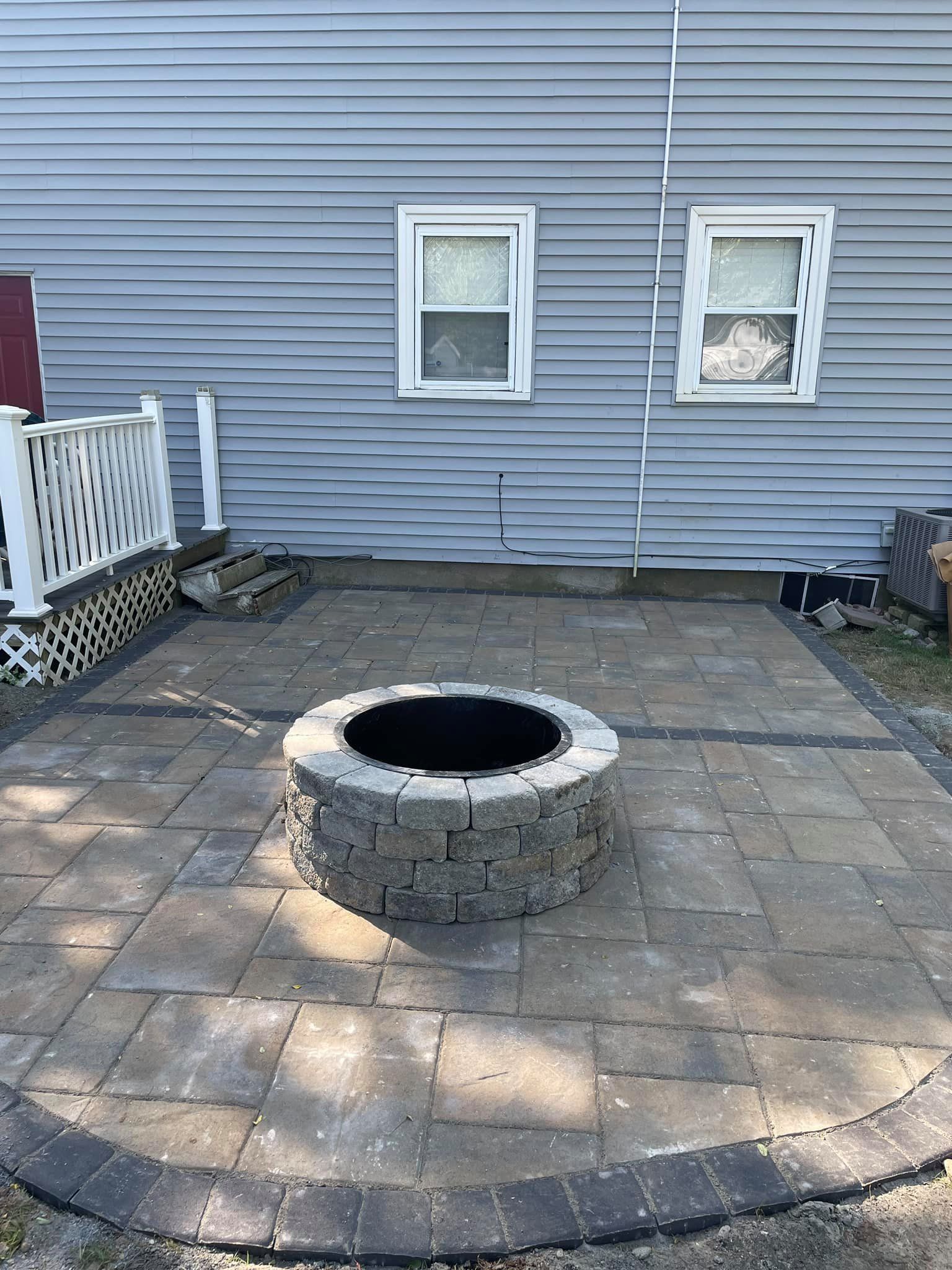 Patio installation