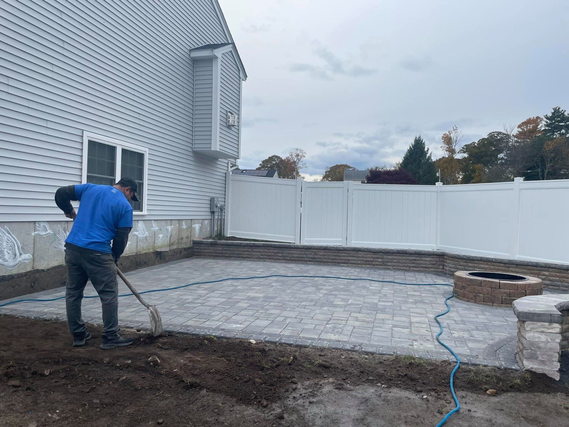 Patio installation