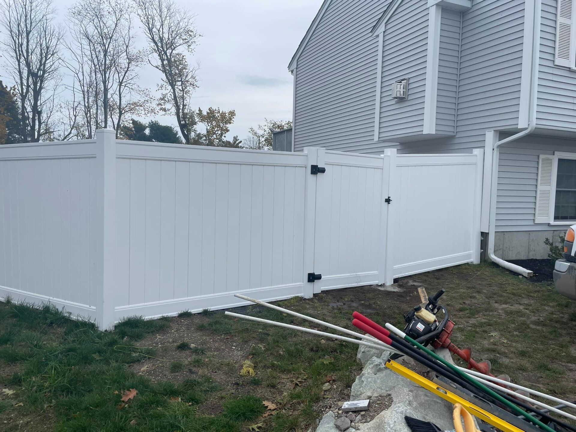 Fence installation
