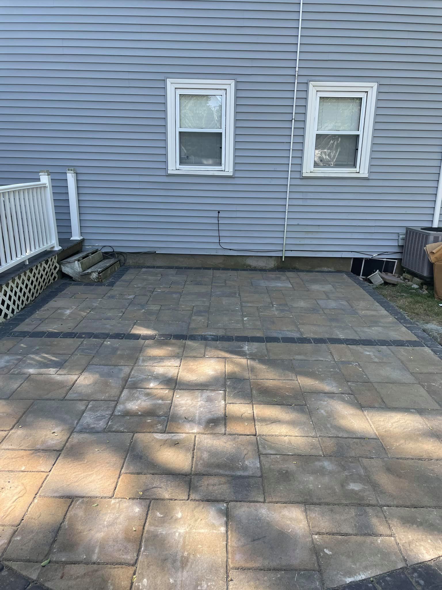 Patio installation