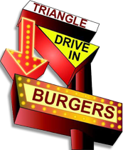 Triangle Drive In Logo