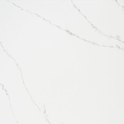 White marble surface with subtle gray veining