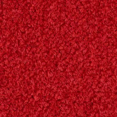Close-up of a textured red fabric surface