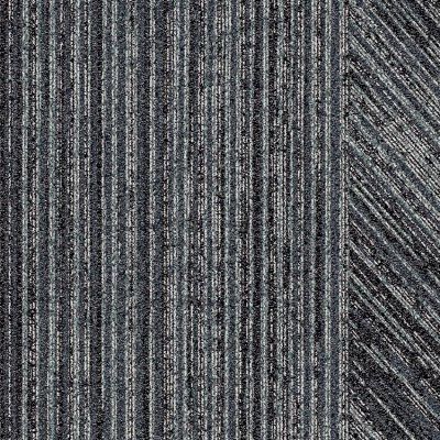 Gray ribbed fabric texture with a diagonal woven seam on the right