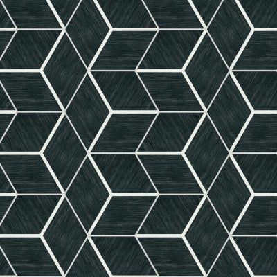 Abstract geometric pattern of white hexagon outlines on a dark textured background