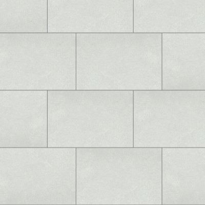 Light gray rectangular tile pattern with subtle grout lines
