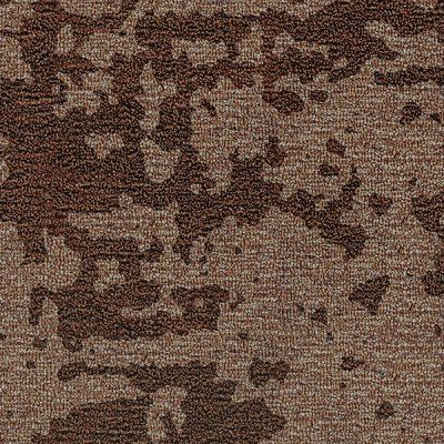 Brown and beige camouflage fabric pattern with a textured weave