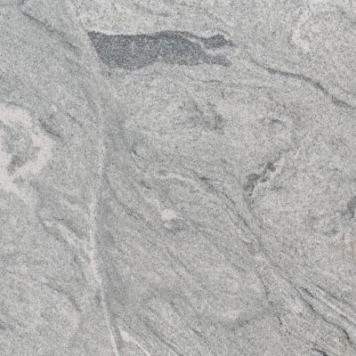 Gray marbled stone surface with subtle white veining and a darker patch near the top