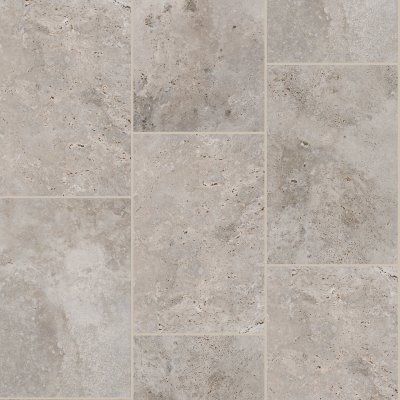 Light gray stone tile pattern with rectangular sections and subtle speckled texture