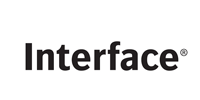 Black “Interface” logo on a white background