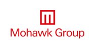 Mohawk Group logo in red text with a red square icon above it