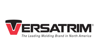 VERSATRIM logo with red and black text and the tagline “The Leading Molding Brand in North America”