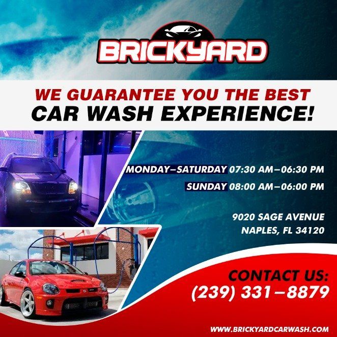 Car wash advertisement: