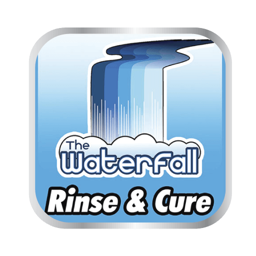 Icon: Blue waterfall with
