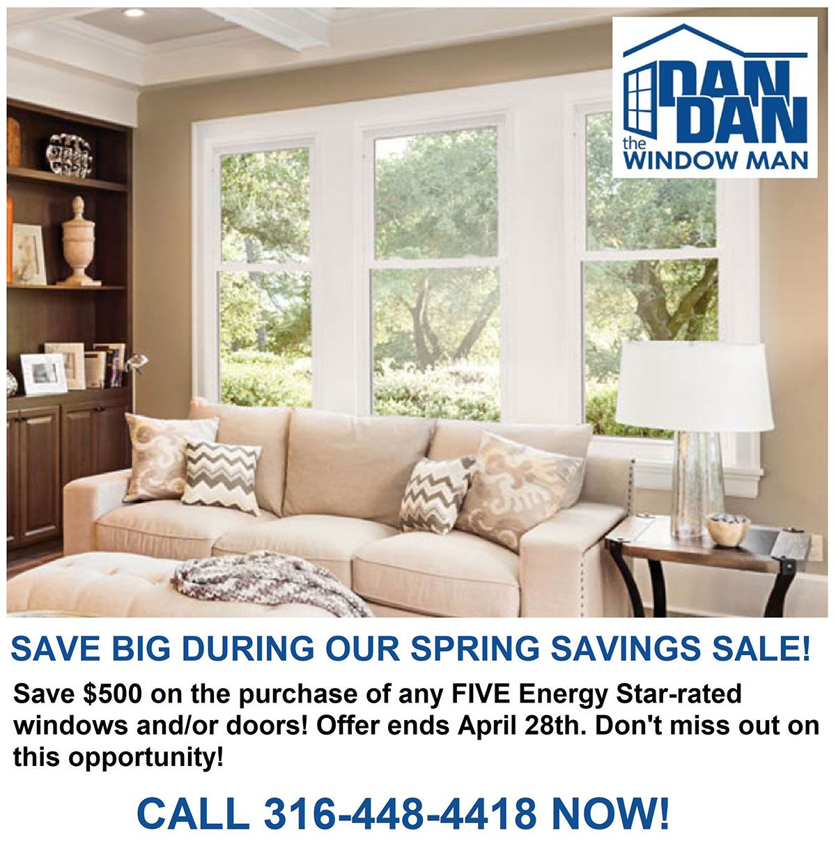 Spring savings sale