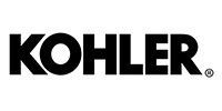 KOHLER logo in bold black letters on a white background