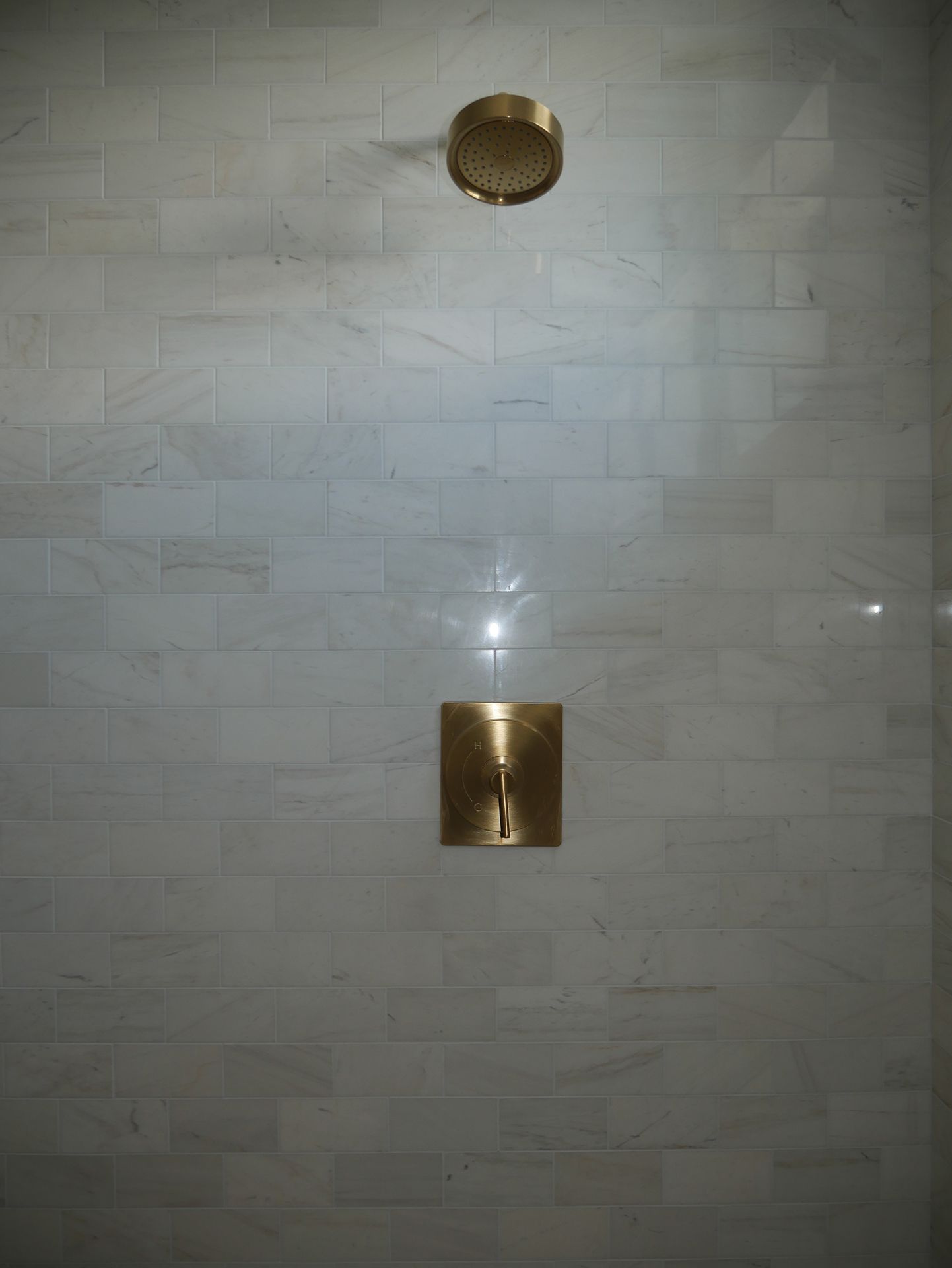 Gold shower head