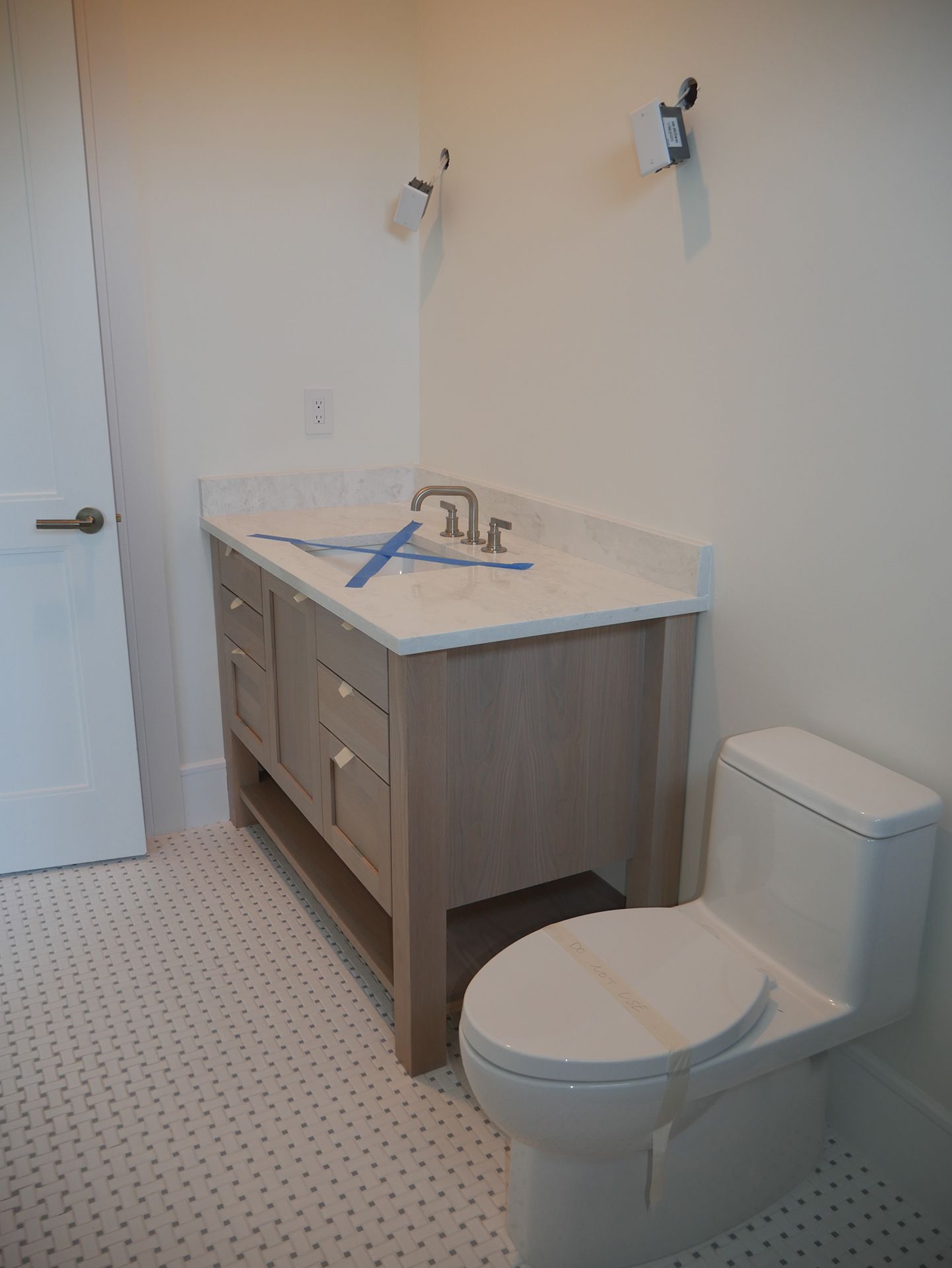 New bathroom with vanity