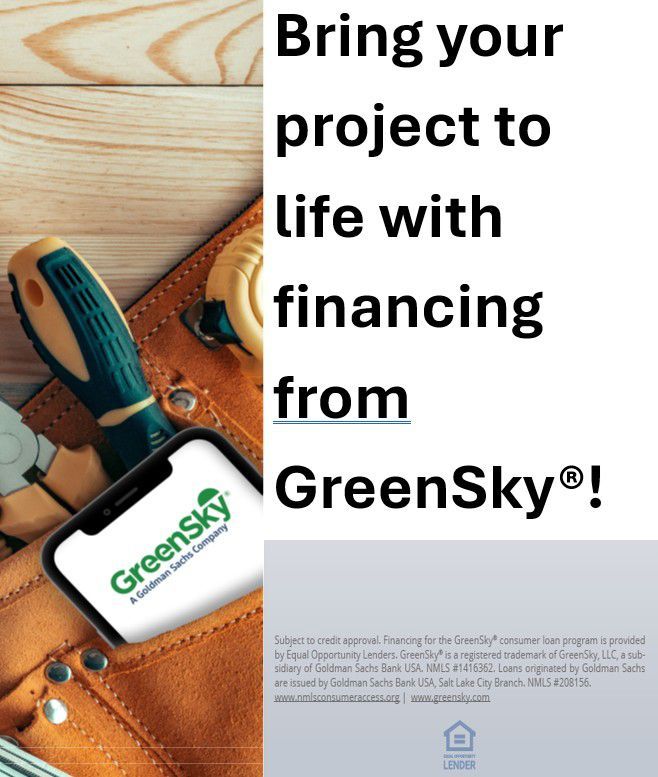 Bring your project to life with financing from GreenSky