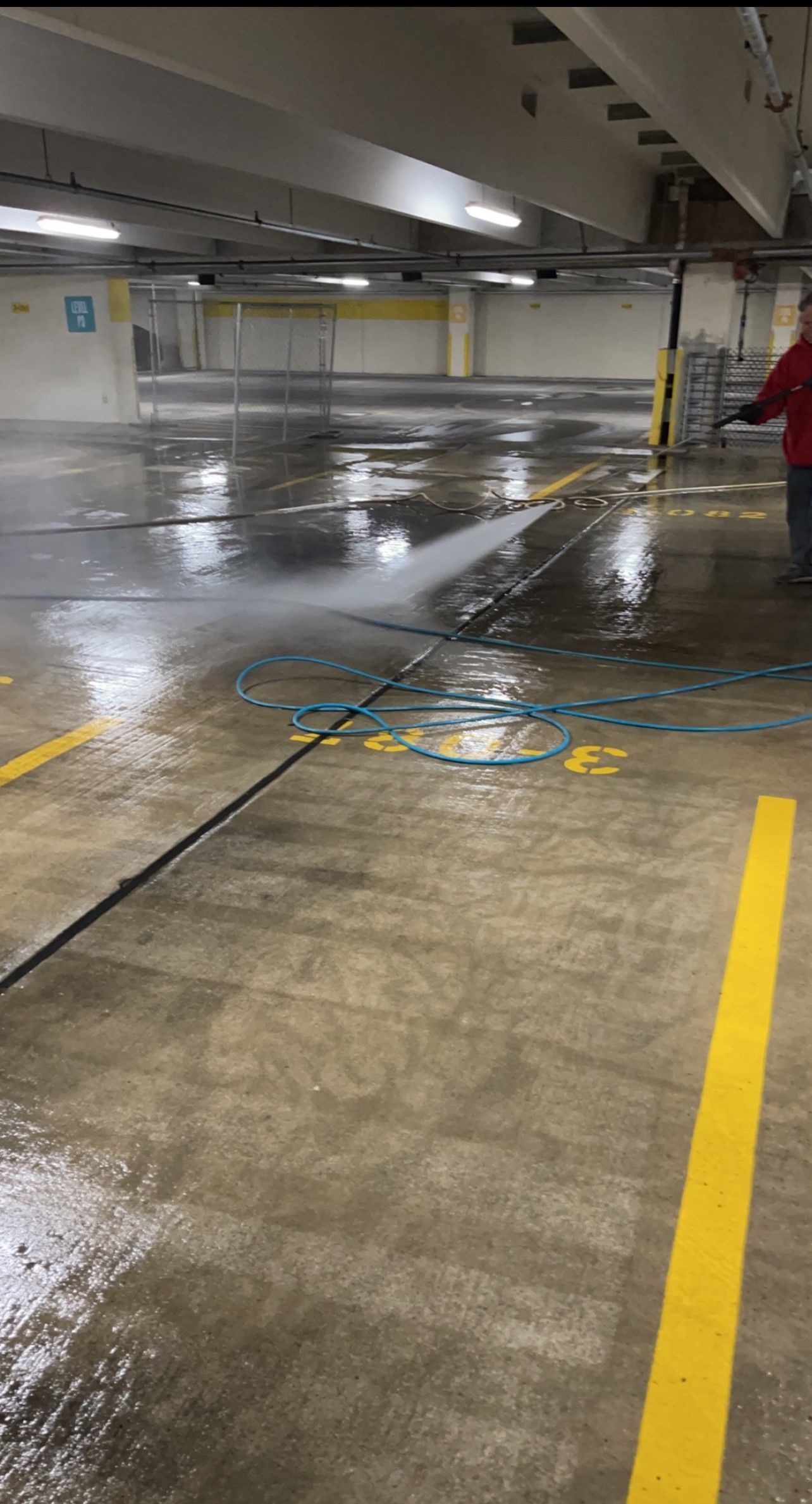 Parking Lot Power Wash