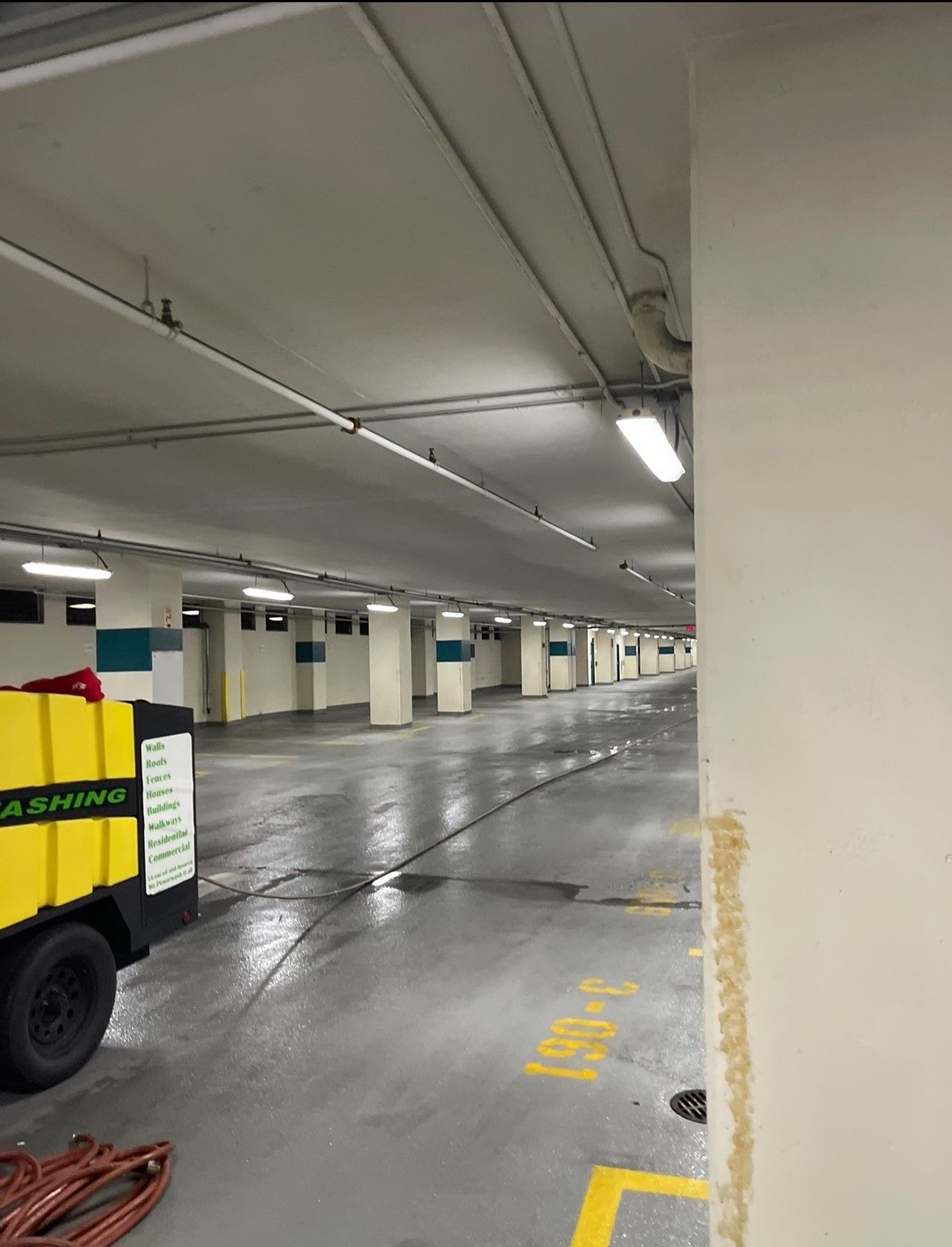 Parking Lot Power Wash