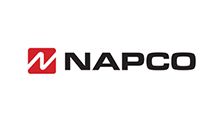 NAPCO logo in black and red on a white background