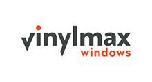 VinylMax Windows logo in gray and orange text on a white background