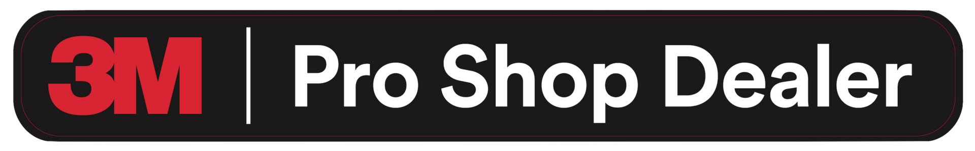 3M Pro Shop Dealer logo on a black background.
