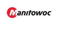 Manitowoc logo in red and black on a white background