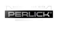 Perlick logo in bold white text on a black rectangular banner with faint gray tagline above