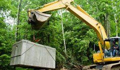 Septic tank installation