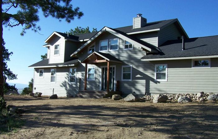 A  beautiful residential house