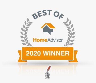 It is a badge that says best of home advisor 2020 winner.